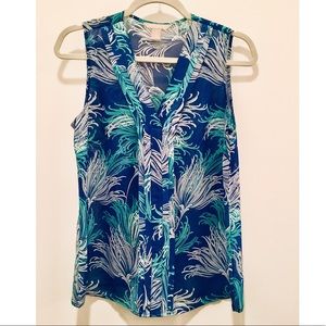 Banana Republic Blue Tank Top - Small